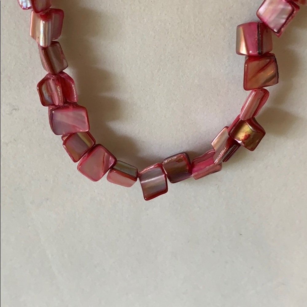 Pink Shell Necklace - Picture 2 of 7